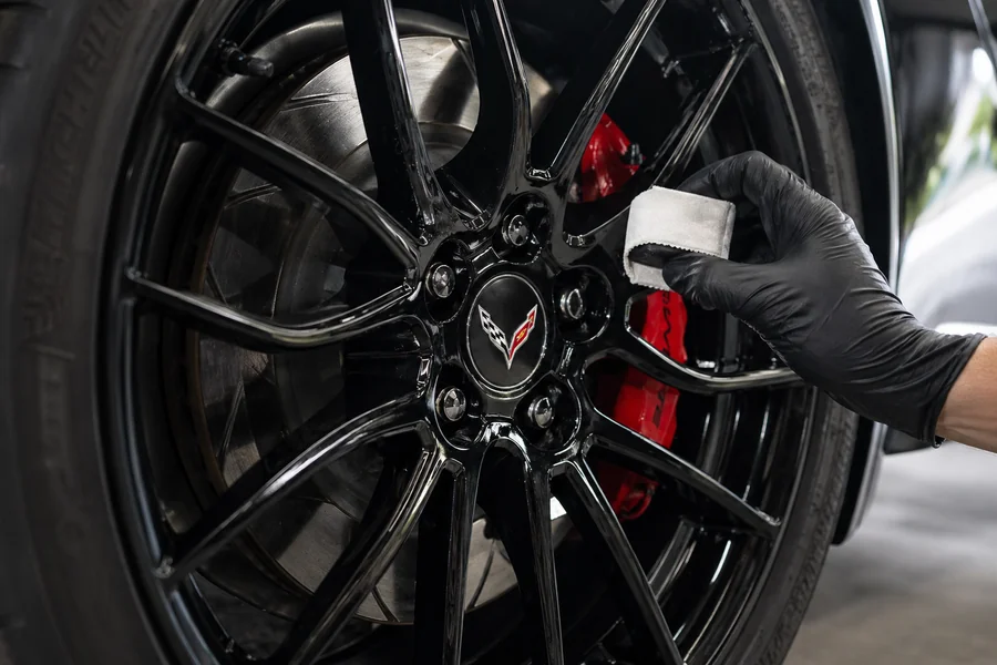 Audi wheel close-up for ceramic coating